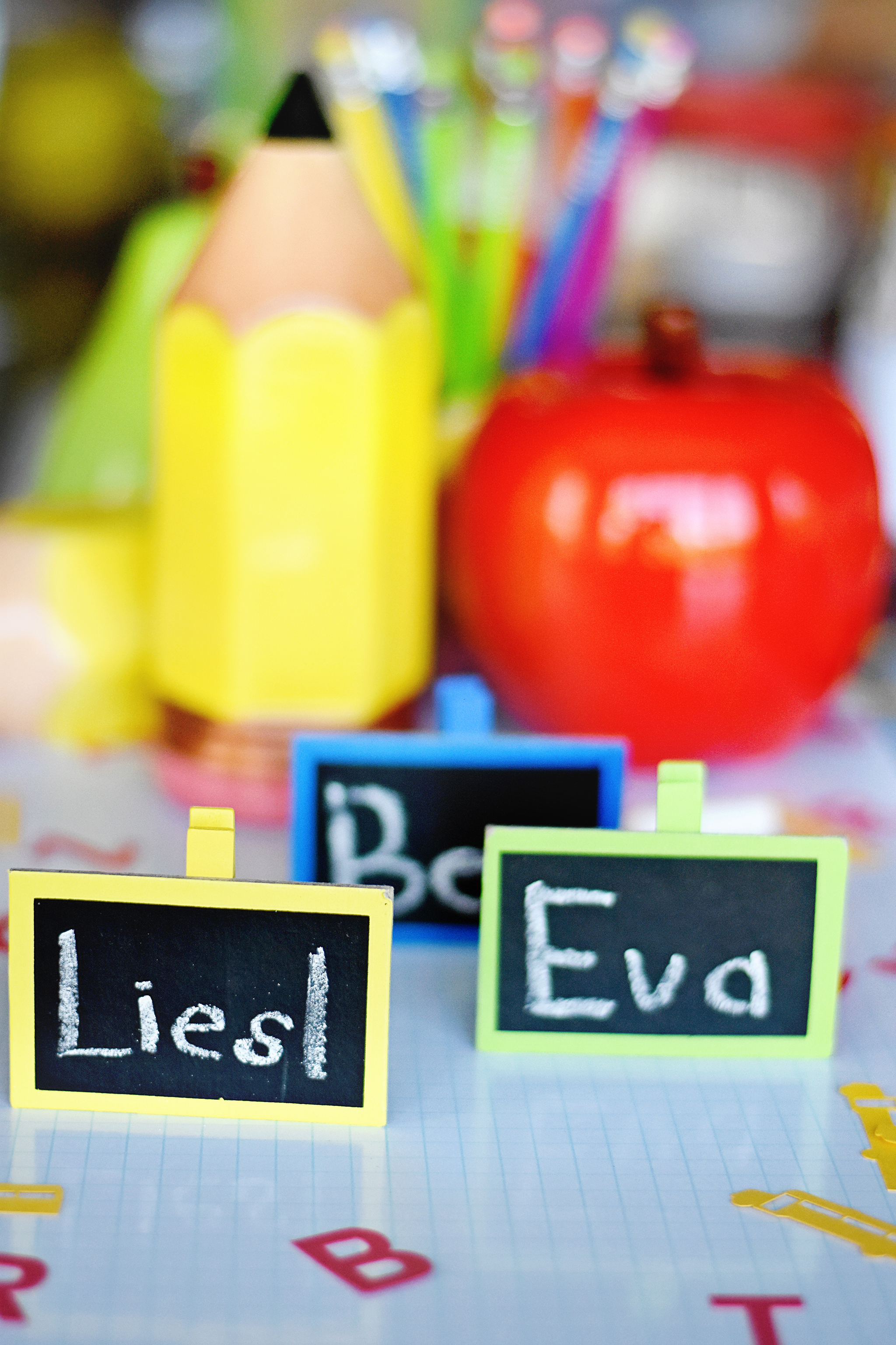 Back to School Party Place Cards