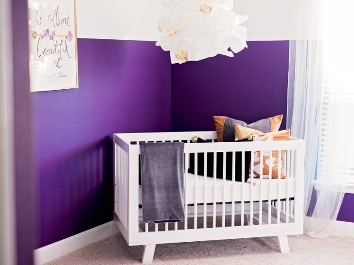 Eclectic Purple Nursery