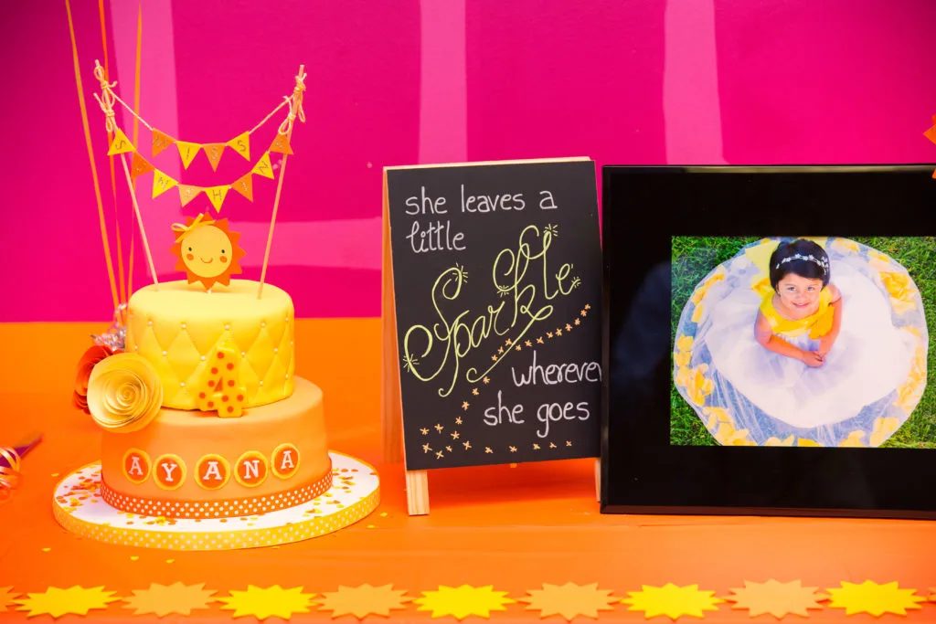 Pink and Yellow Sunshine Themed Birthday Party - Project Nursery