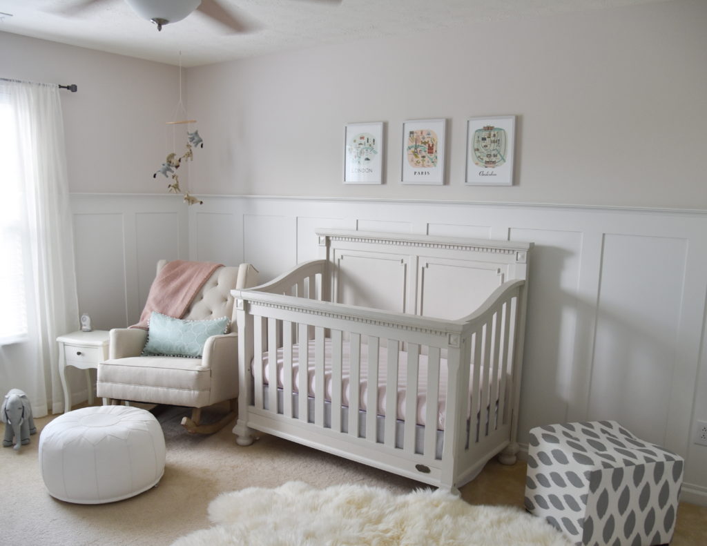 Feminine Pale Pink and Gray Nursery - Project Nursery