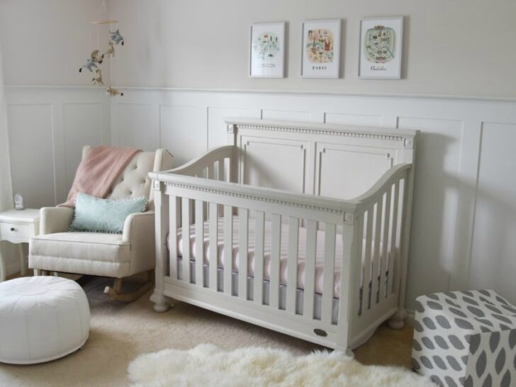 Pink and Gray Girls Nursery - Project Nursery