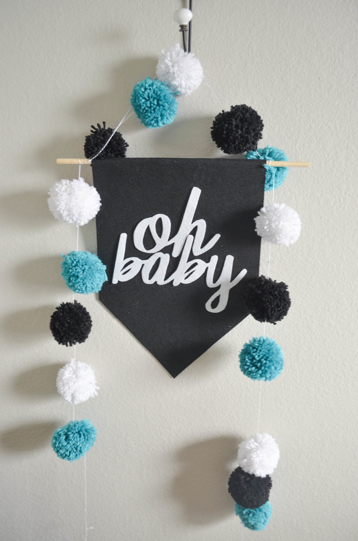 DIY Modern Felt Banner