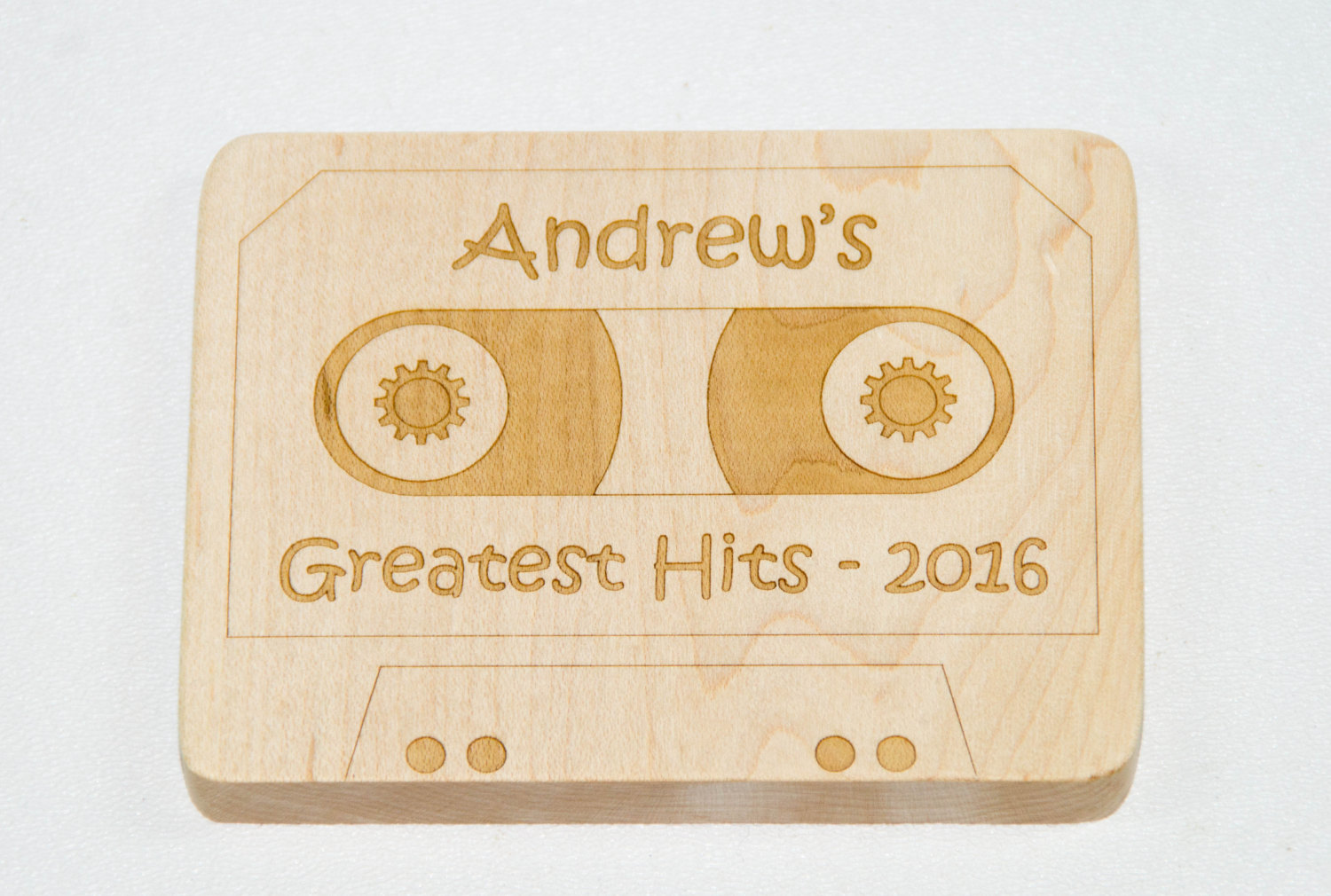 Personalized Cassette Tape Teether