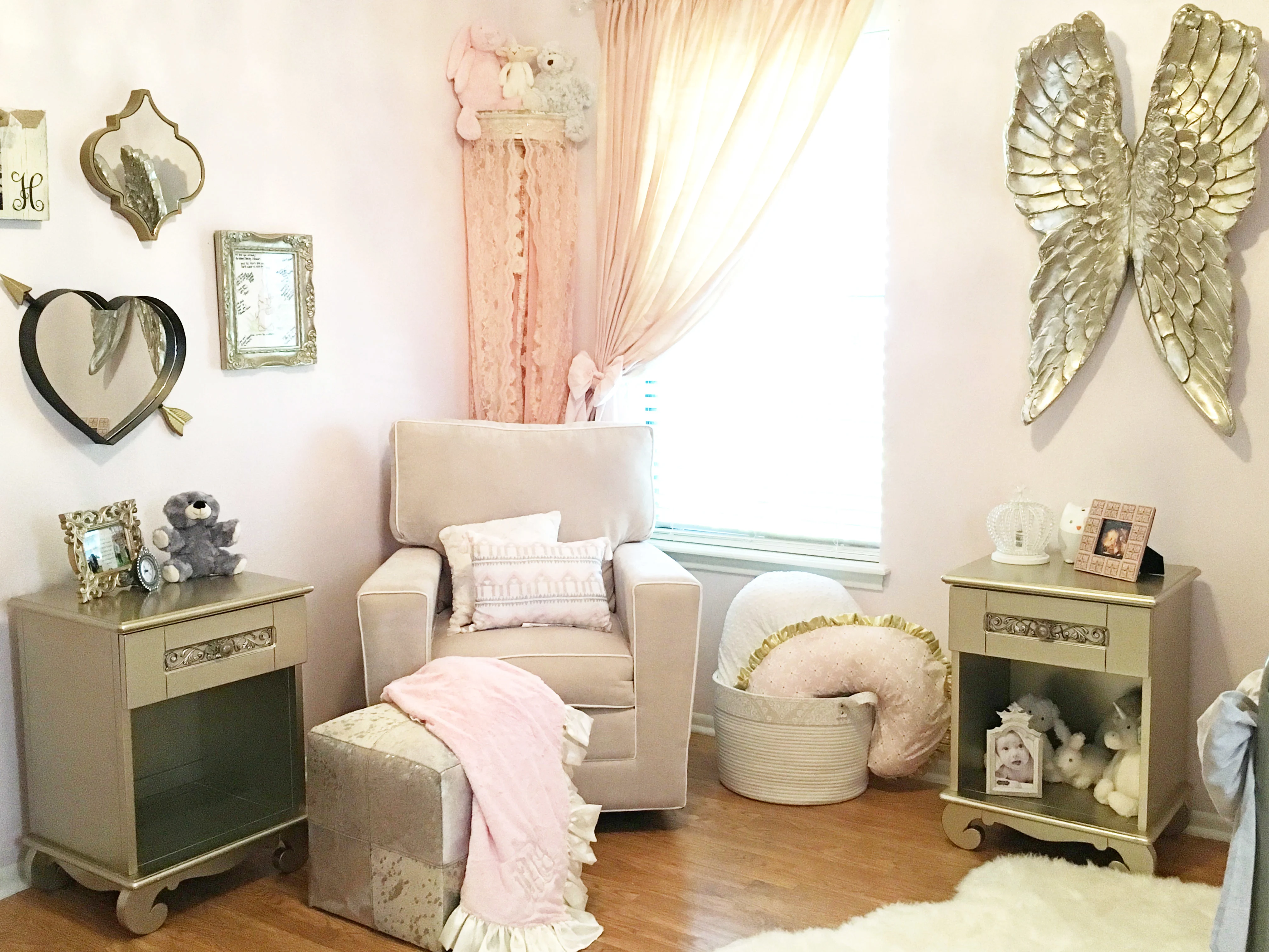 Pink and Gold Vintage Glam Nursery