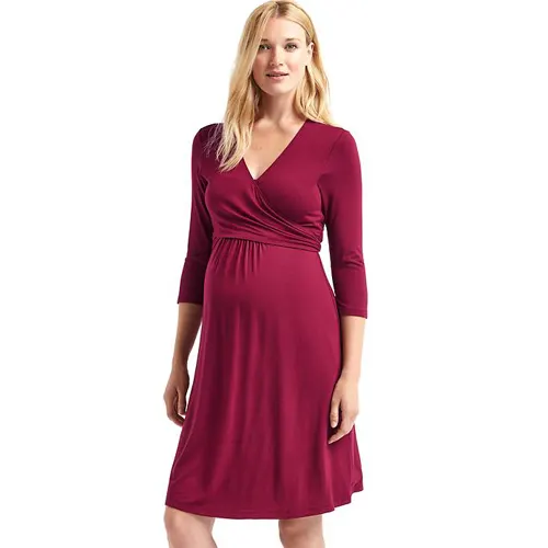 Maternity Wrap Dress from Gap