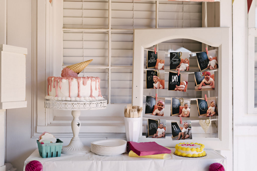 Ice Cream Themed First Birthday Party - Project Nursery
