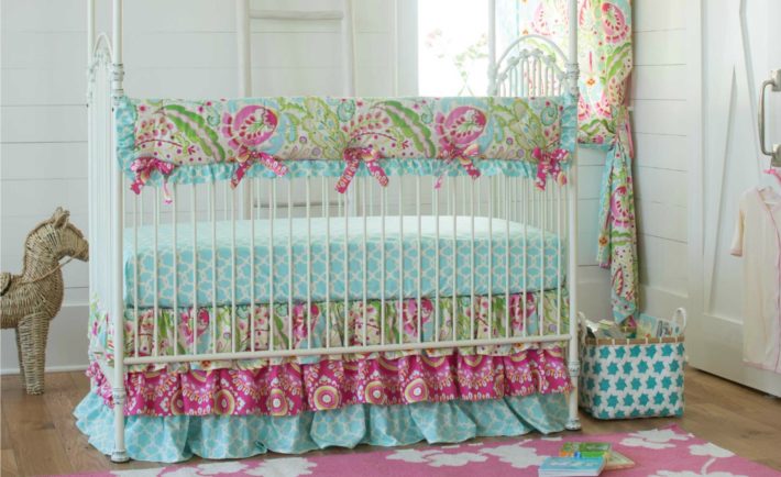 Girls Baby Bedding from Carousel Designs