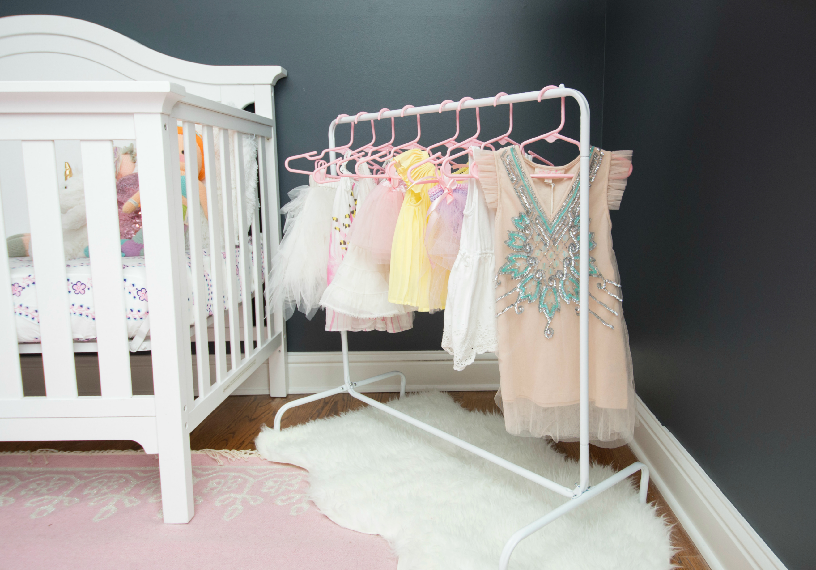 Child's Clothes Rack in Nursery