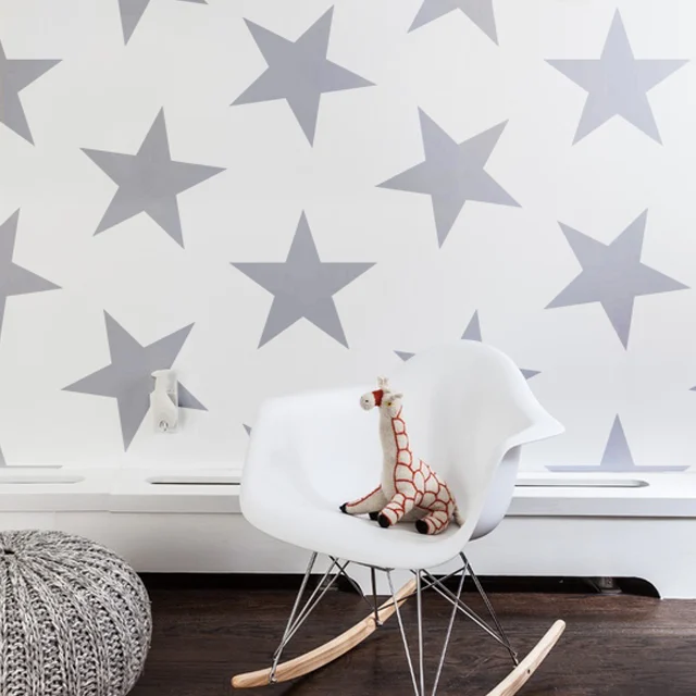 Lucky Star Wallpaper from The Project Nursery Shop