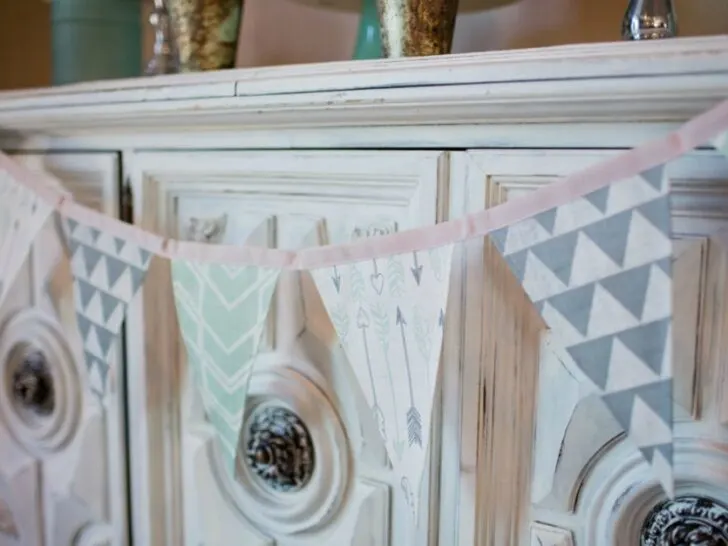 Mint and Gray Baby Shower Decor