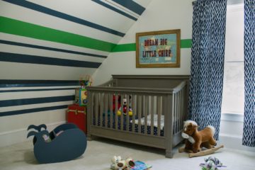 Eclectic Nursery with a Blend of DIY and Vintage