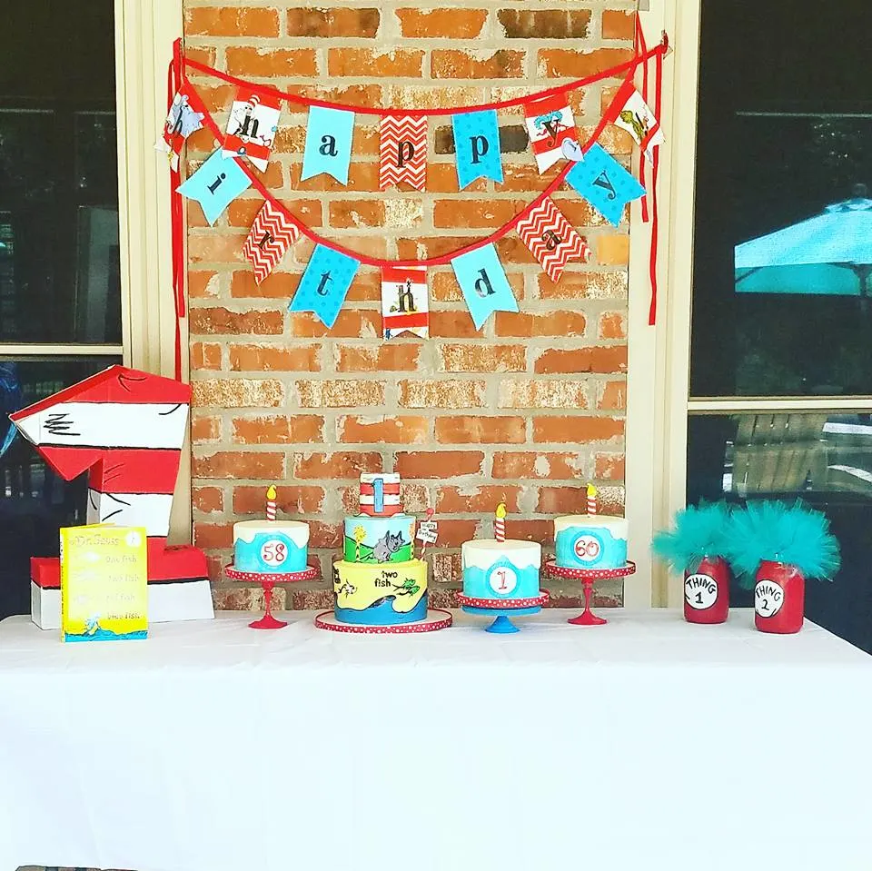 Dr. Seuss 1st Birthday Party