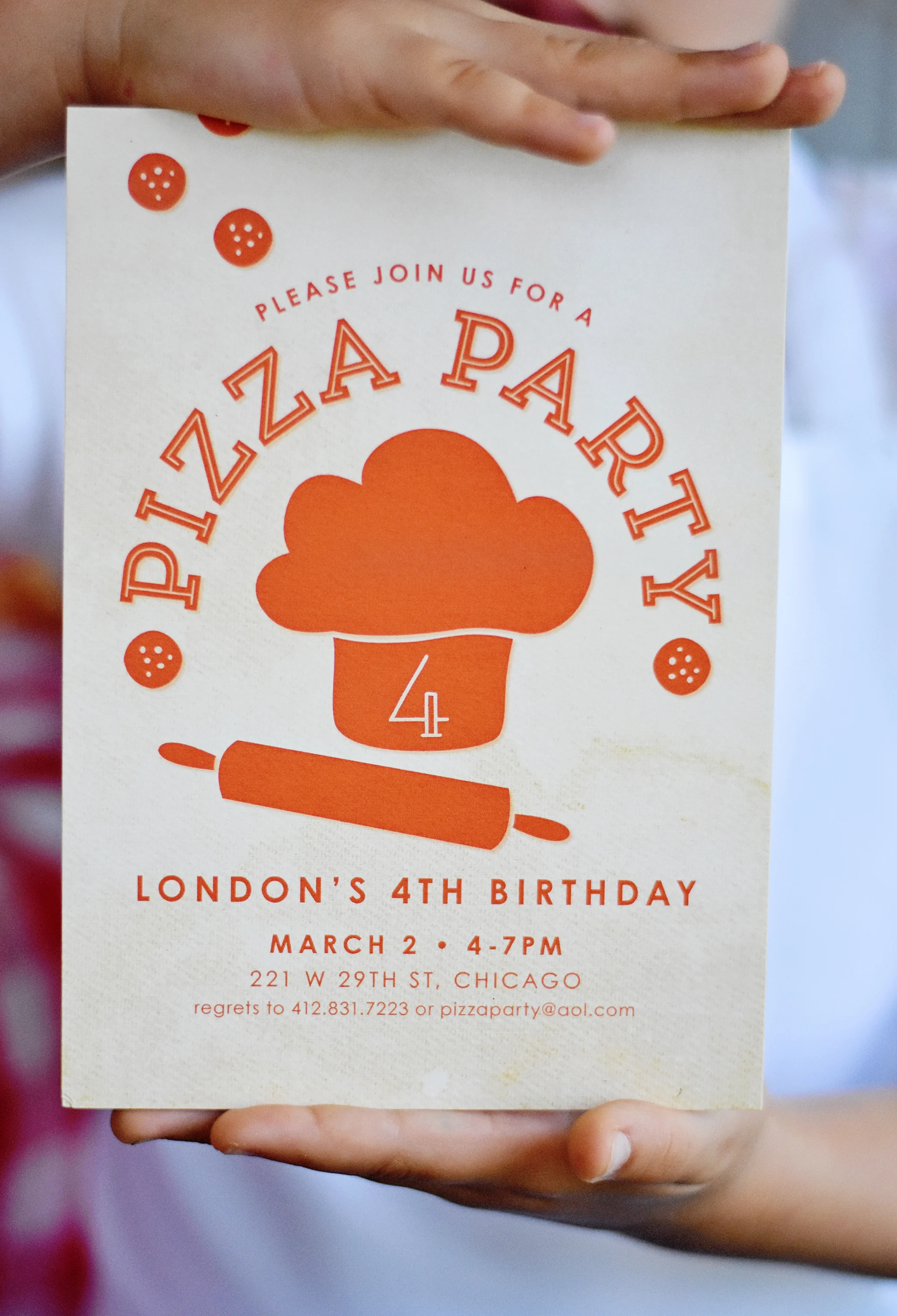 Pizza Party Invitation