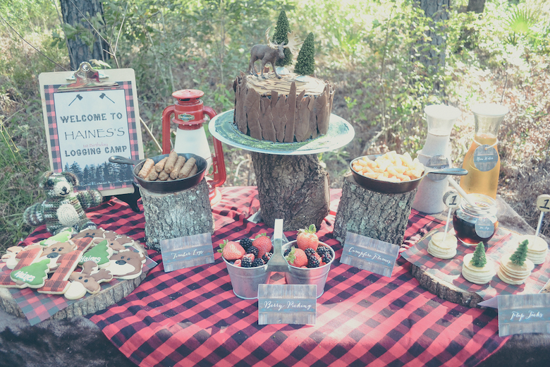 Lumberjack Themed Kids Birthday Party - Project Nursery