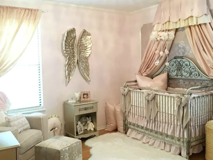 Elegant Vintage Glam Nursery