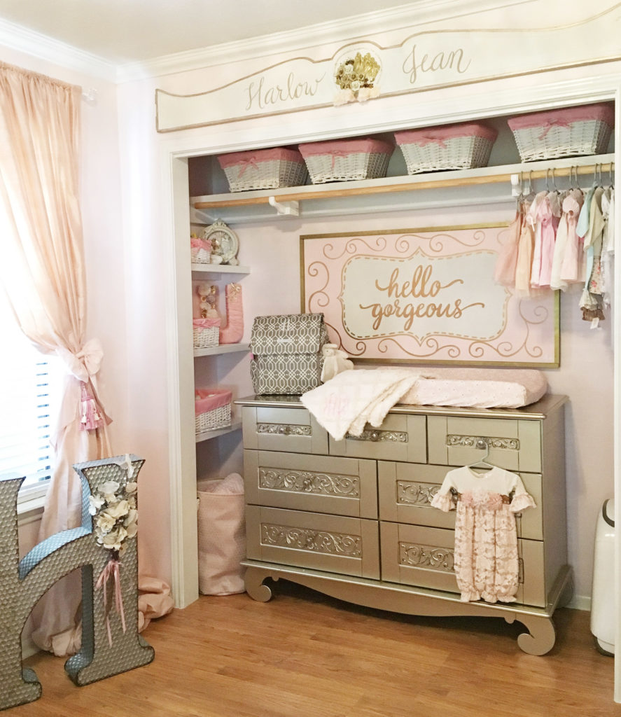 Glamorous Pink and Gold Nursery - Project Nursery