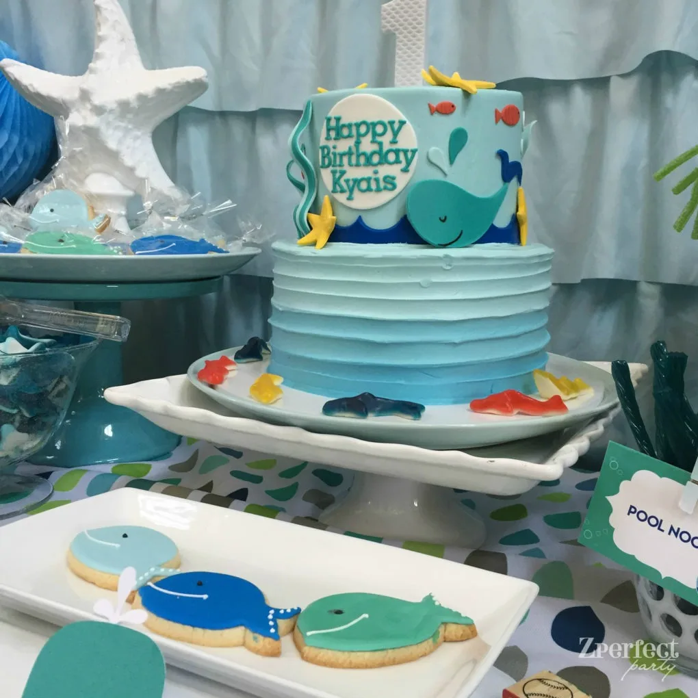 Whale-Themed First Birthday Party - Project Nursery