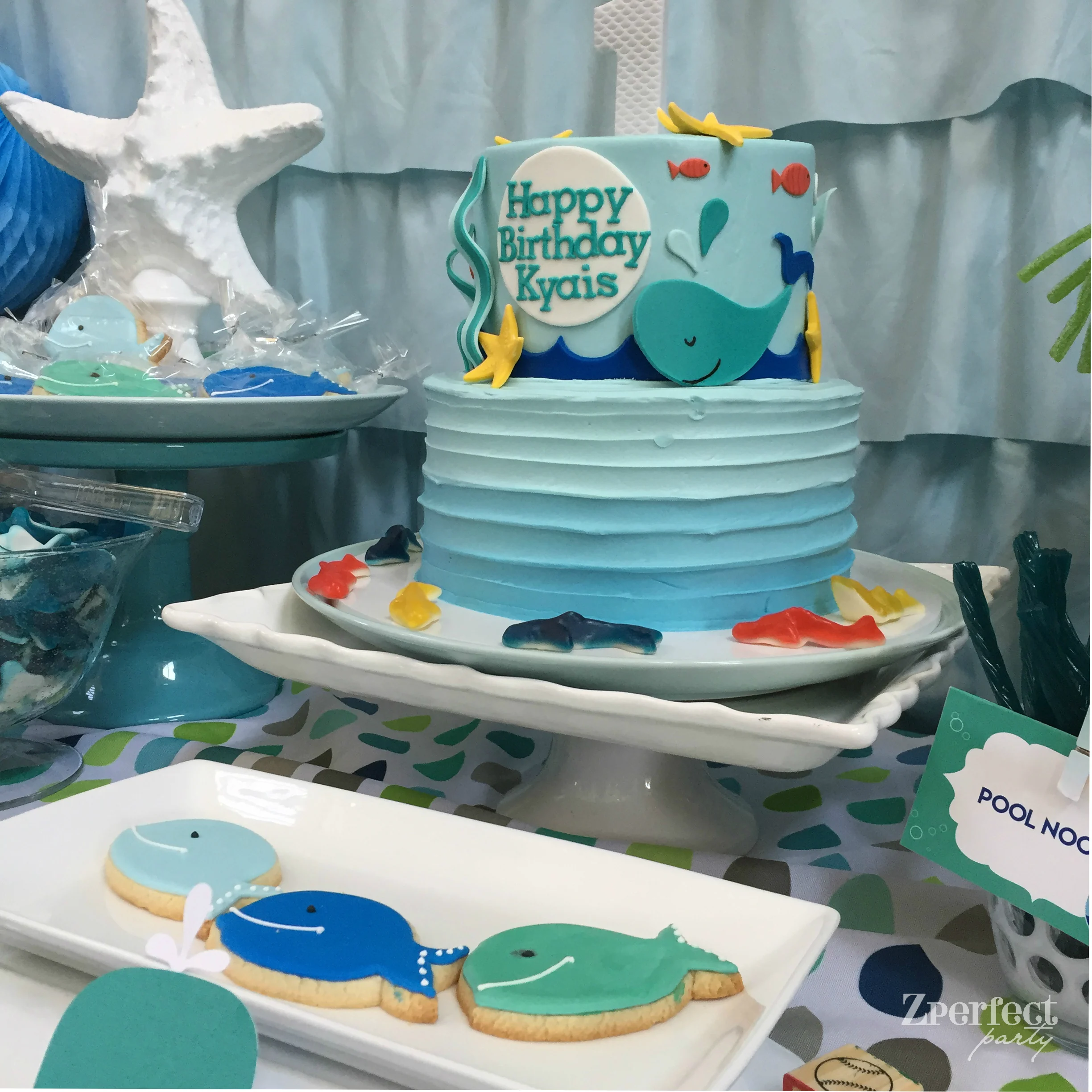 Whale-Theme First Birthday