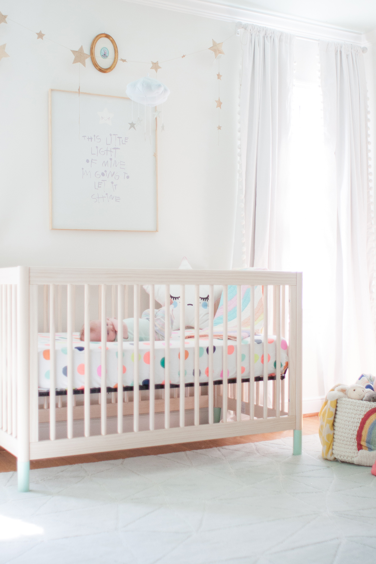 Pastel Nursery with Star Accents