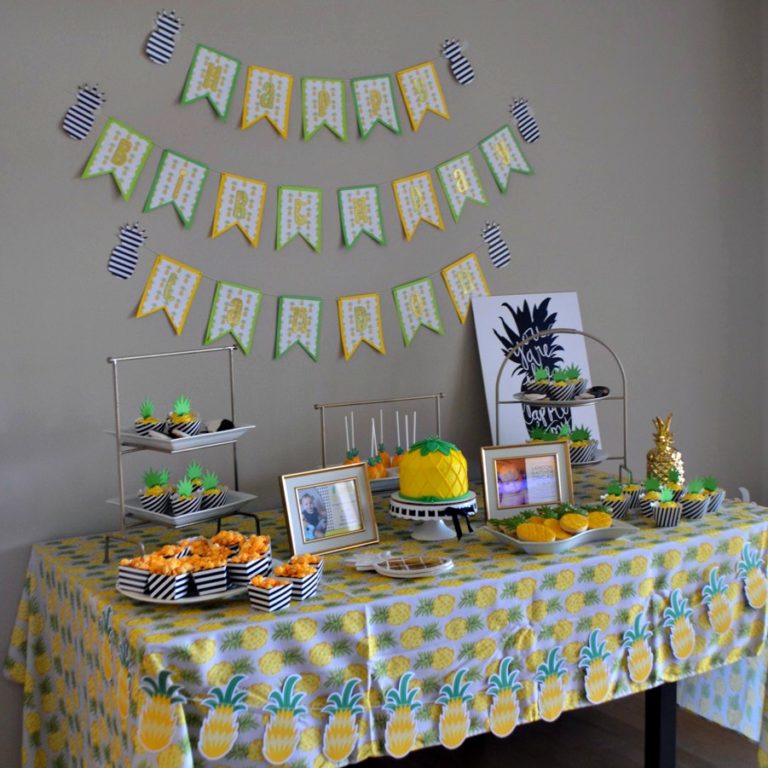 Pineapple 1st Birthday Party