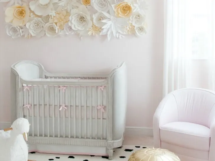 Feminine Swan-Inspired Nursery