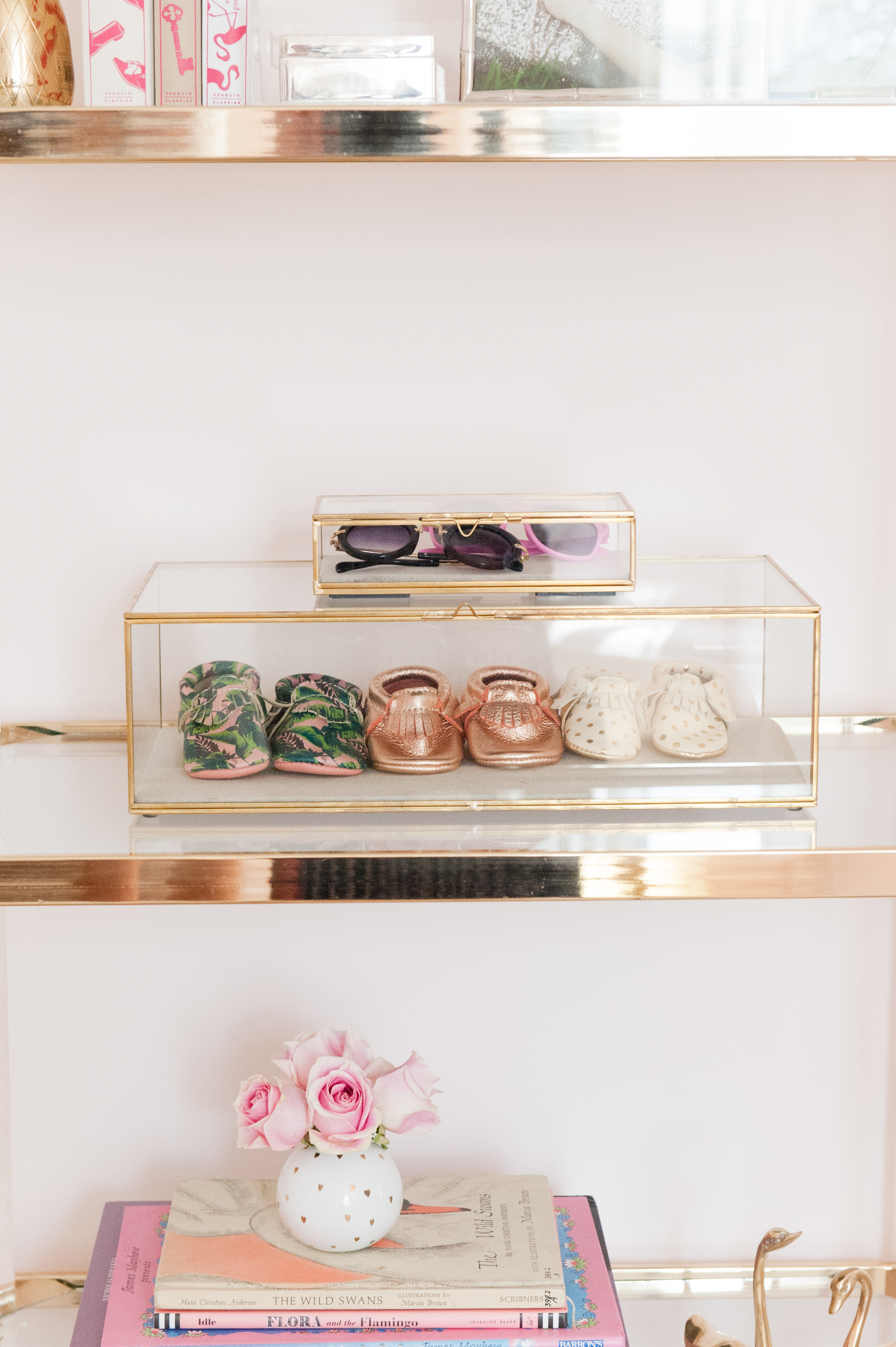 Pink and Gold Nursery Decor