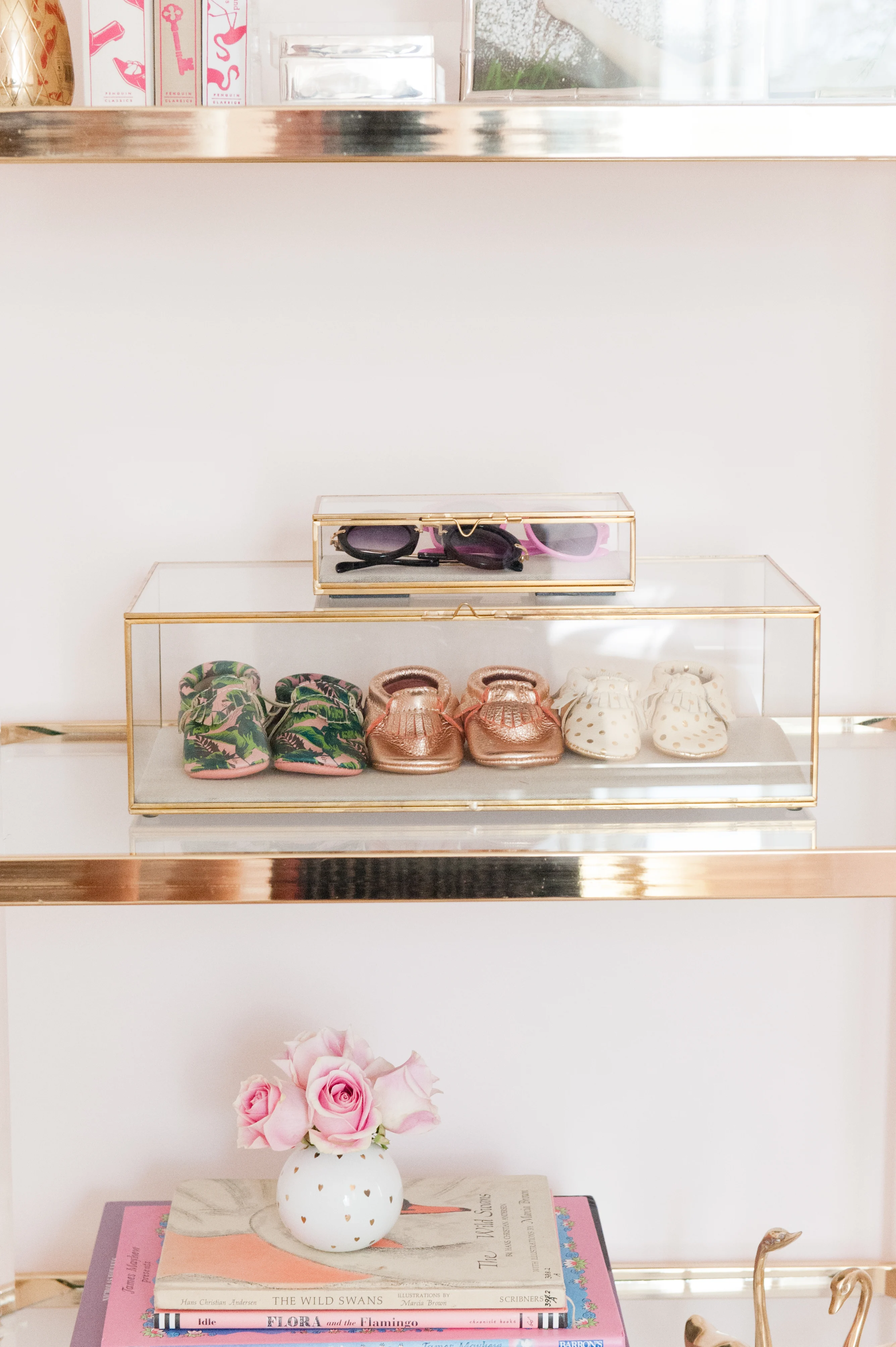 Pink and Gold Nursery Decor