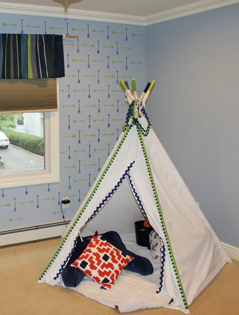 A Tribal Arrows Stenciled Bedroom - Project Nursery