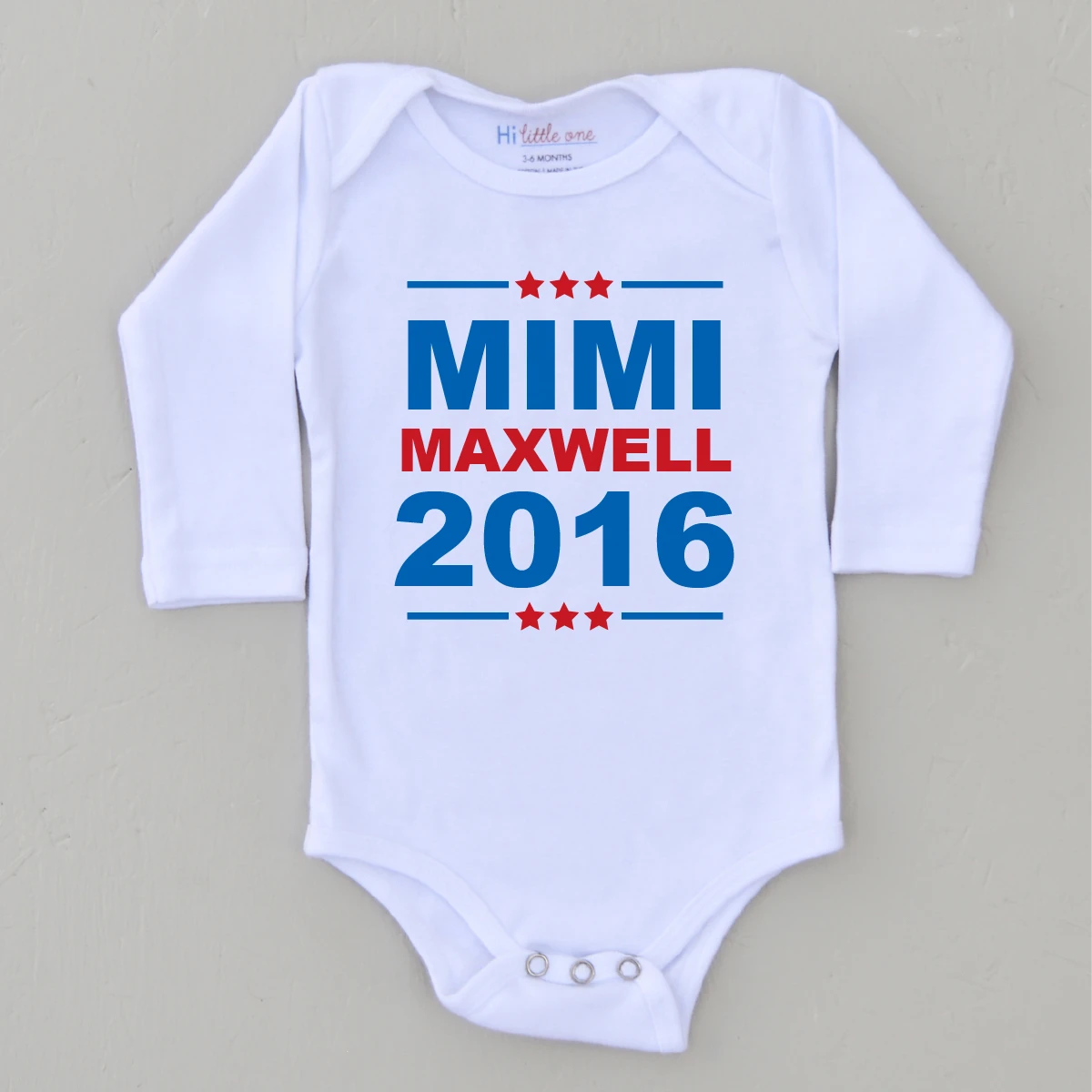 Personalized Election Onesie