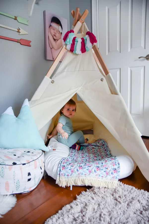 Teepee in Toddler Room