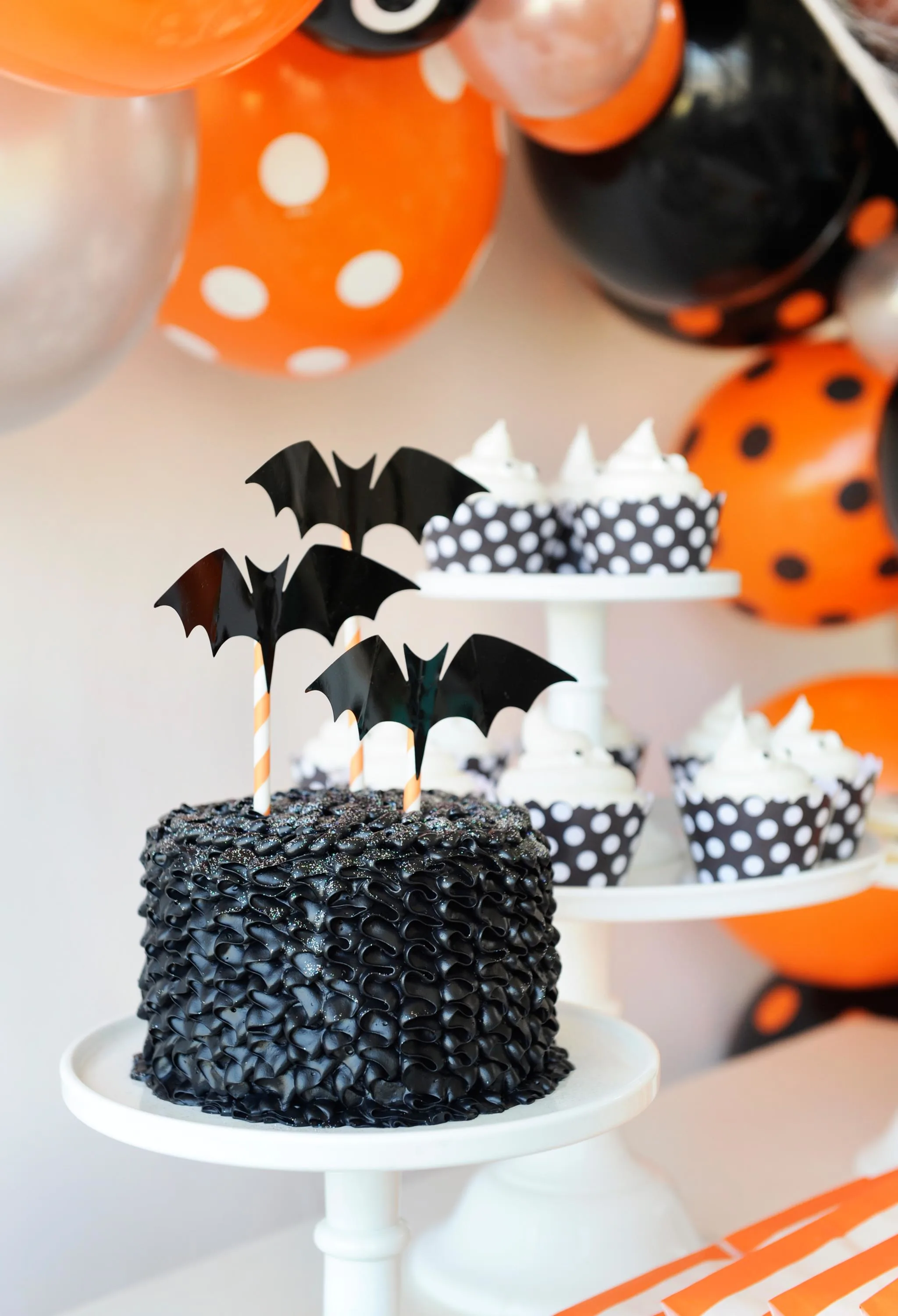 Kids Halloween Party - Bat Cake