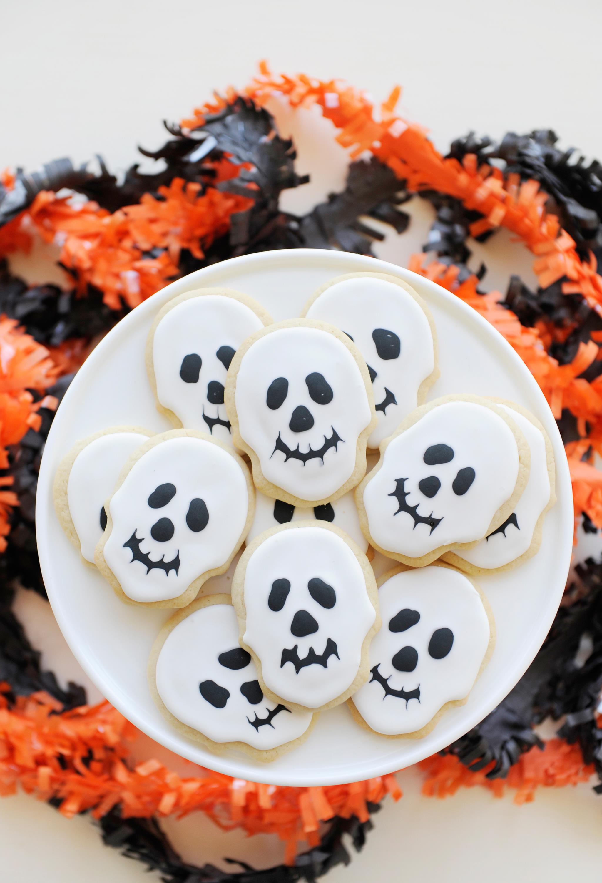 Kids Halloween Party - Skull Cookies