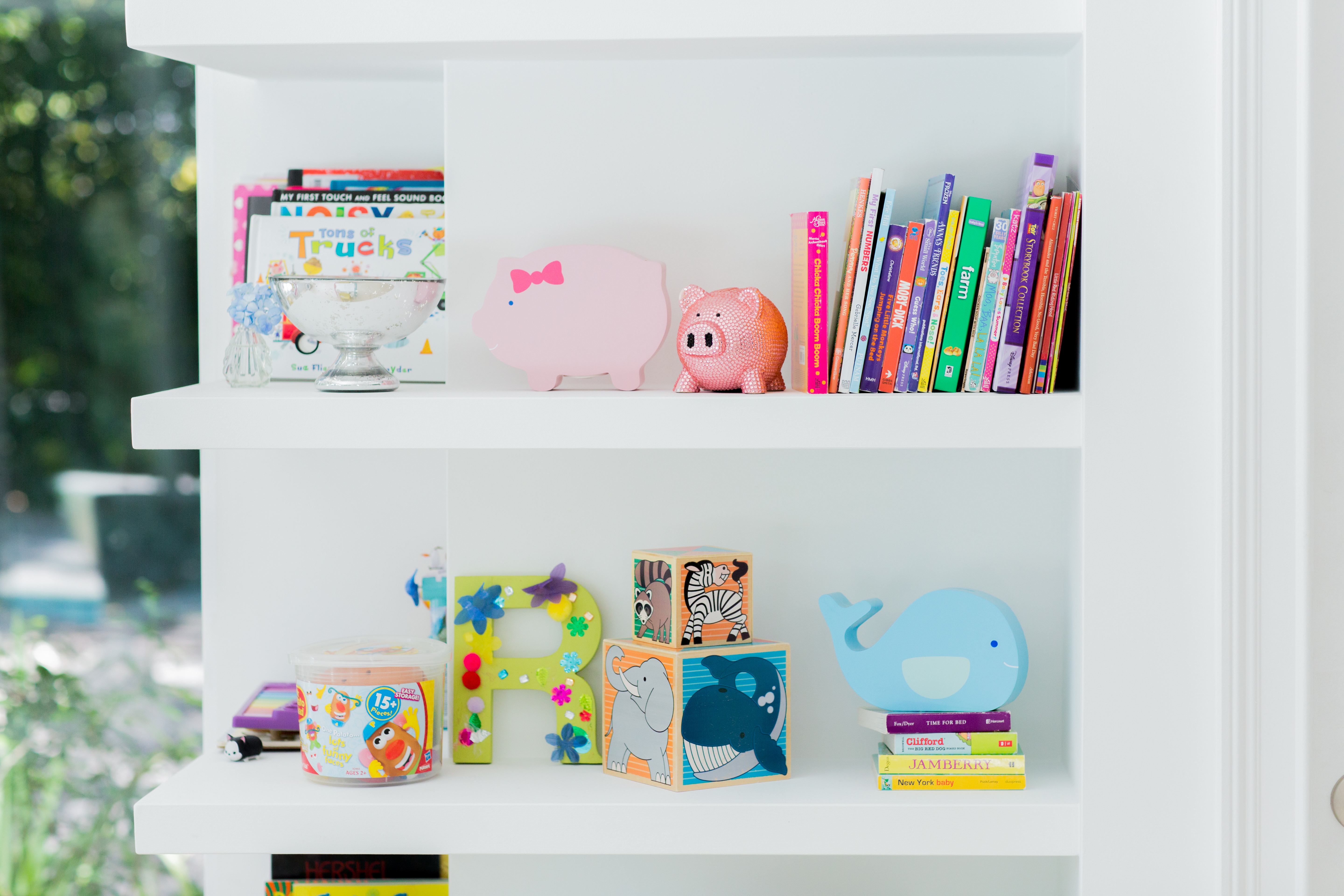 Open Playroom Shelving