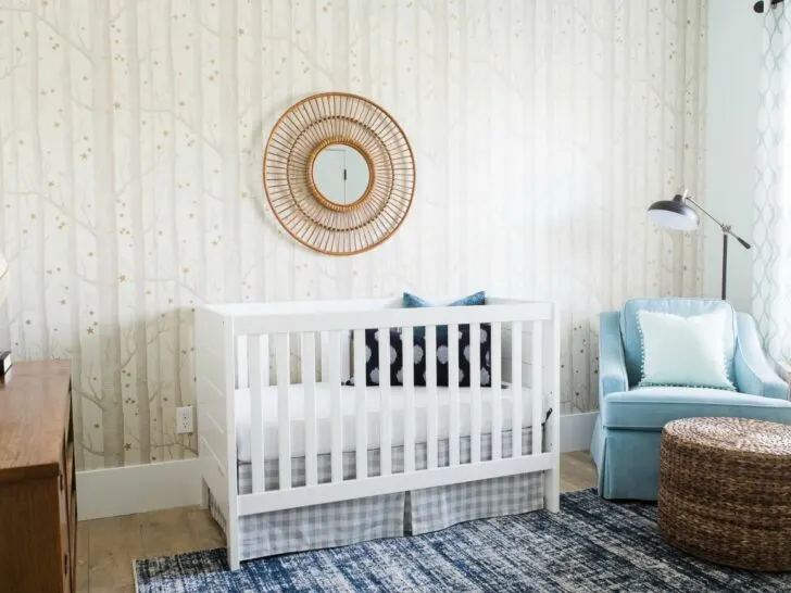 Vintage Modern Woodland-Inspired Nursery