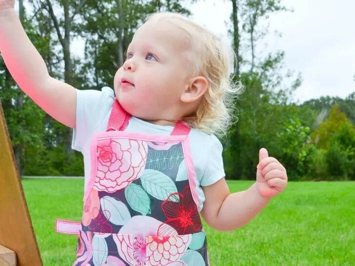 DIY Toddler Apron