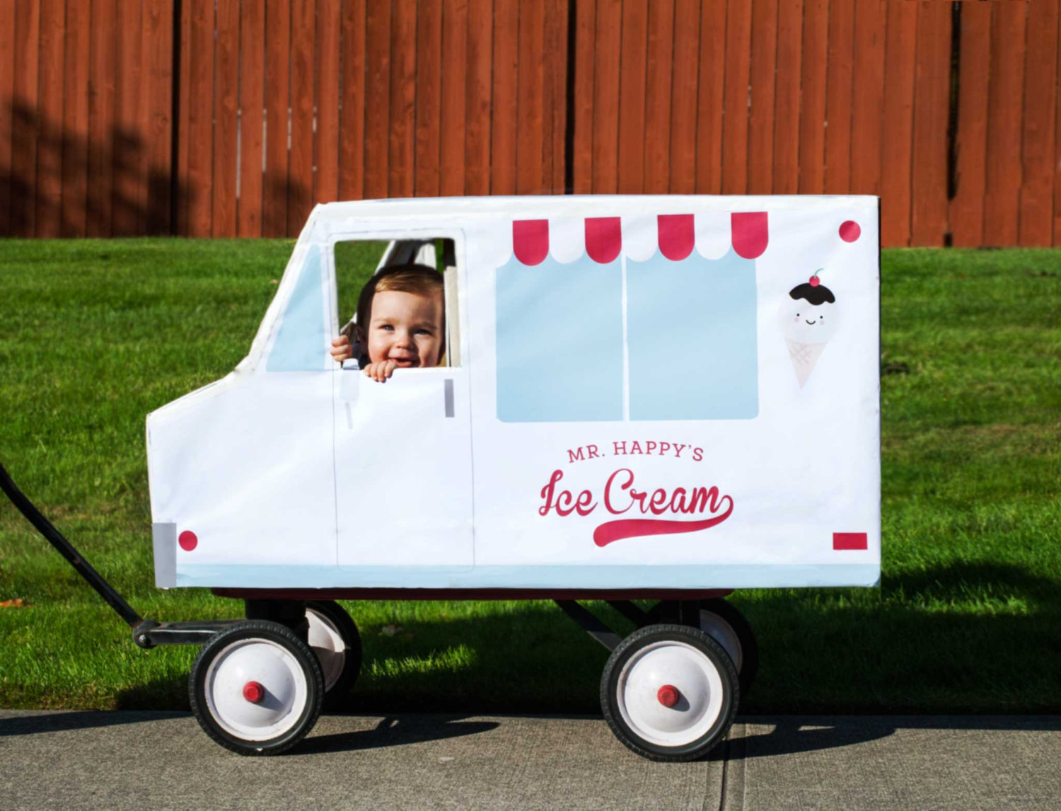 Printable Ice Cream Truck Wagon Cover