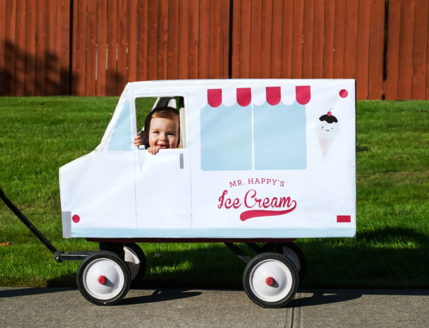 Printable Ice Cream Truck Wagon Cover