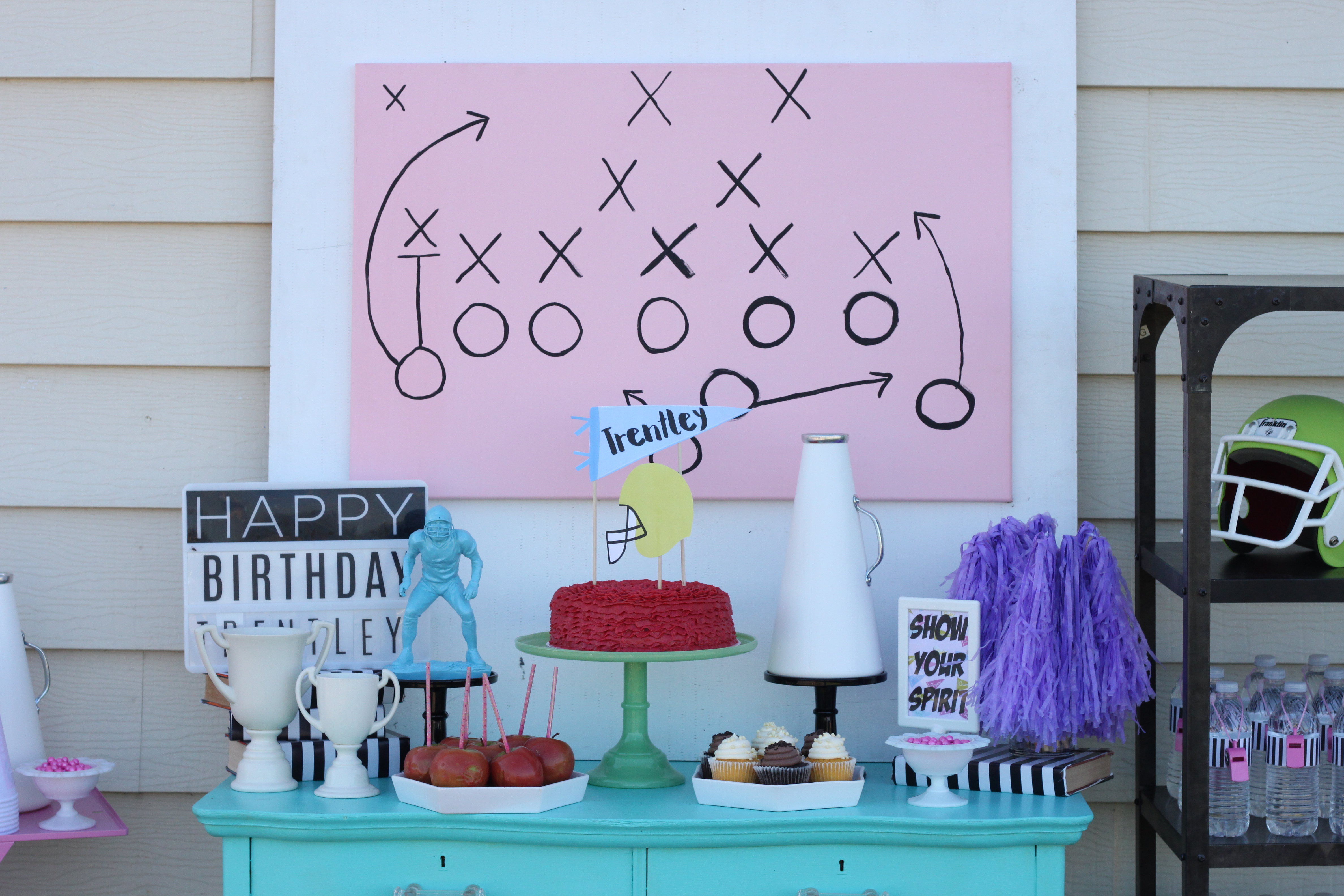 Girly Flag Football Party