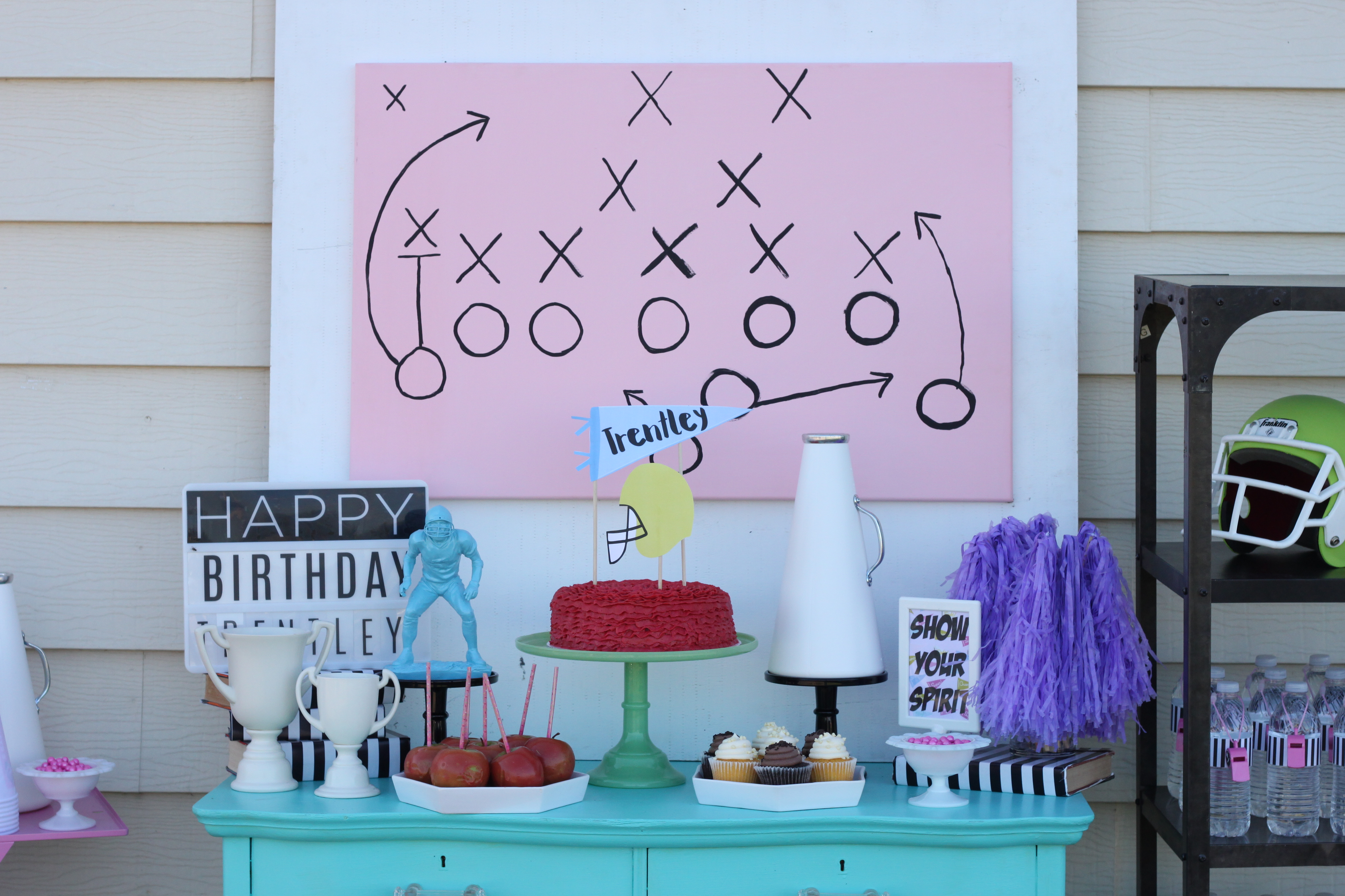 Girly Flag Football Party - Project Nursery