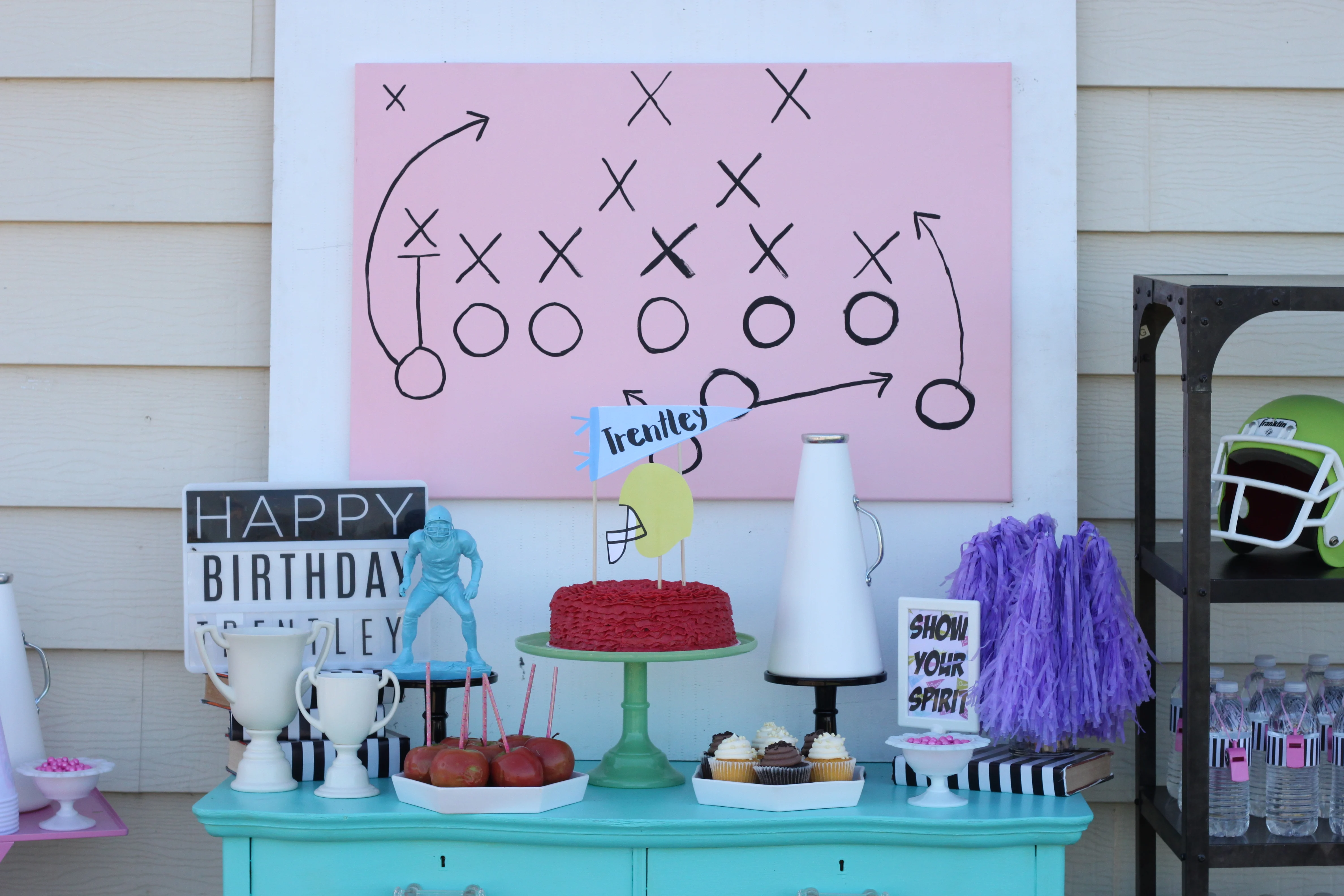Girly Flag Football Party