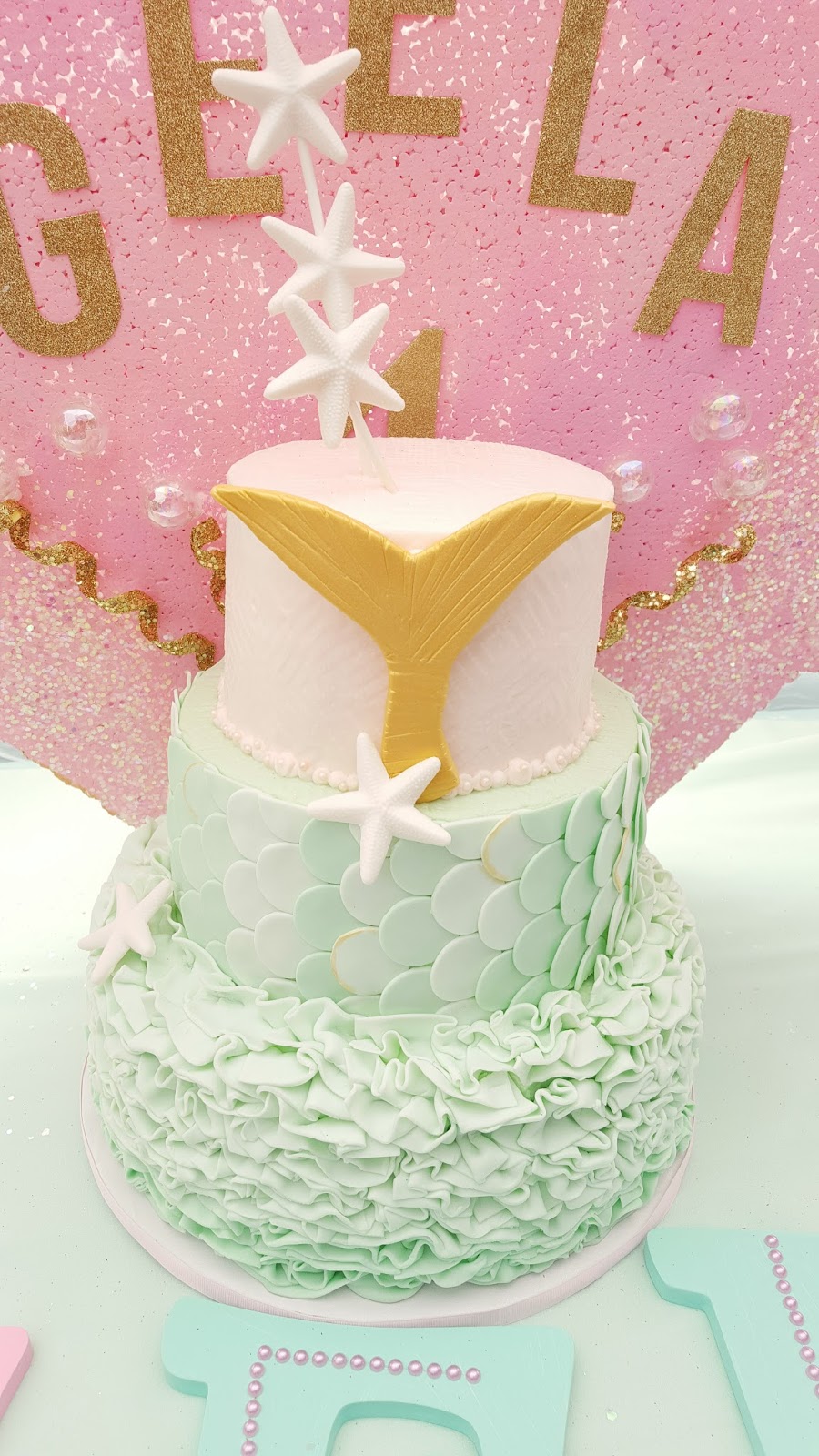 Mermaid Birthday Cake - Project Nursery