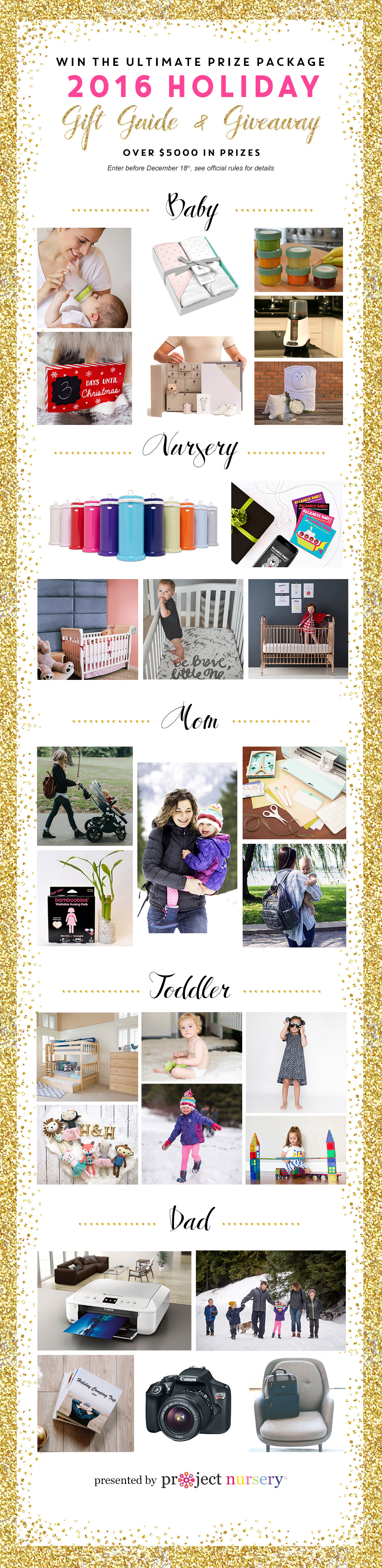 Project Nursery 2016 Holiday Gift Guide + Giveaway