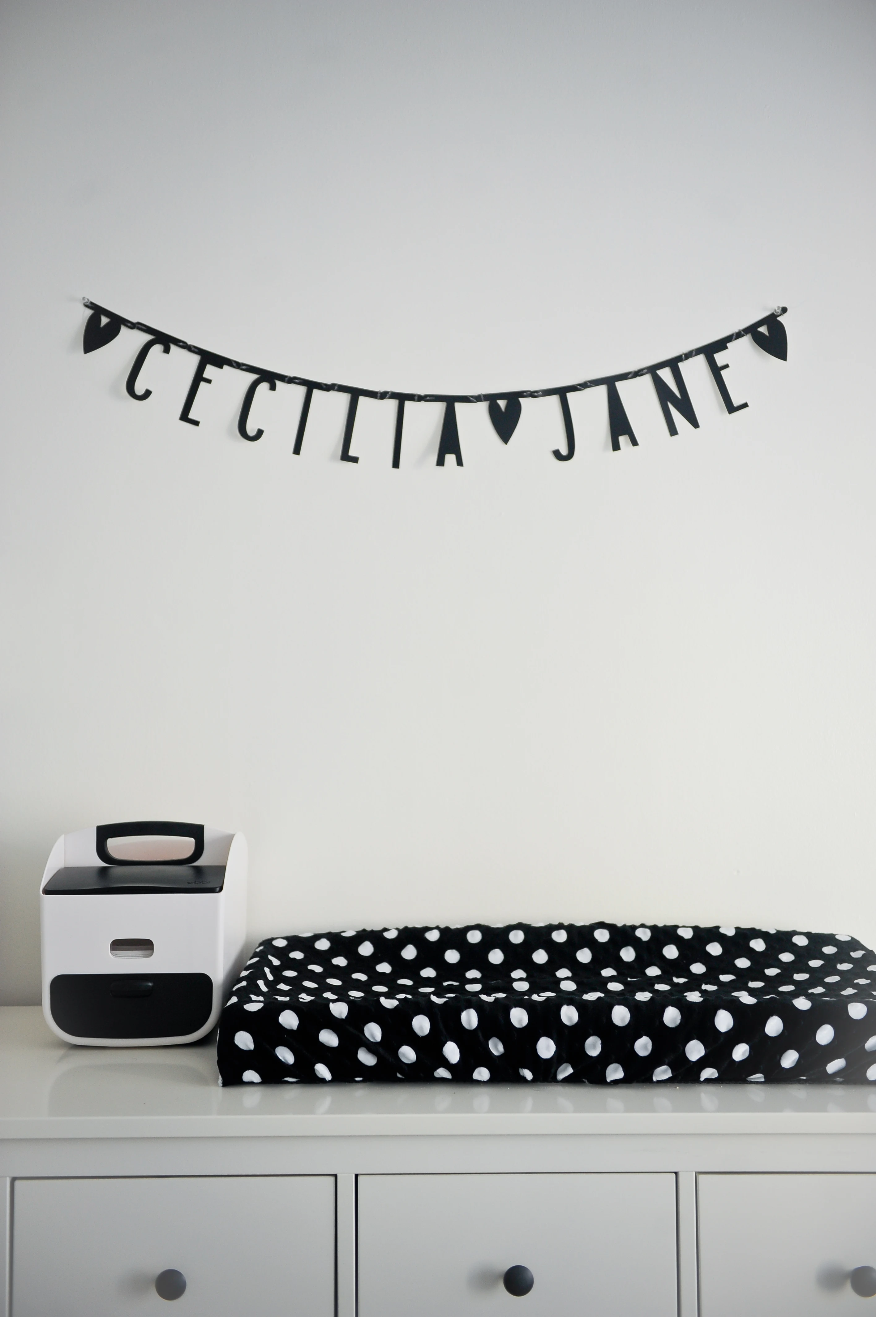 Black and White Geometric Nursery