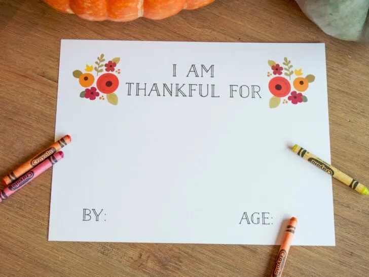 Thanksgiving Keepsake