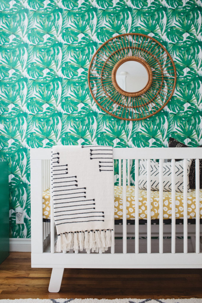 Nursery with Palms Wallpaper - Project Nursery