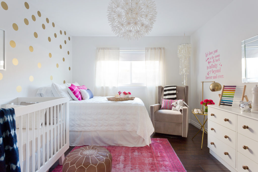 Pink and White Modern Boho Nursery - Project Nursery