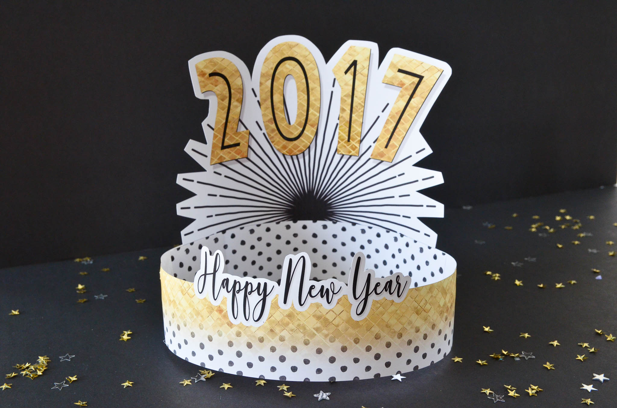 DIY New Year's Eve Hats + Free Printables Project Nursery