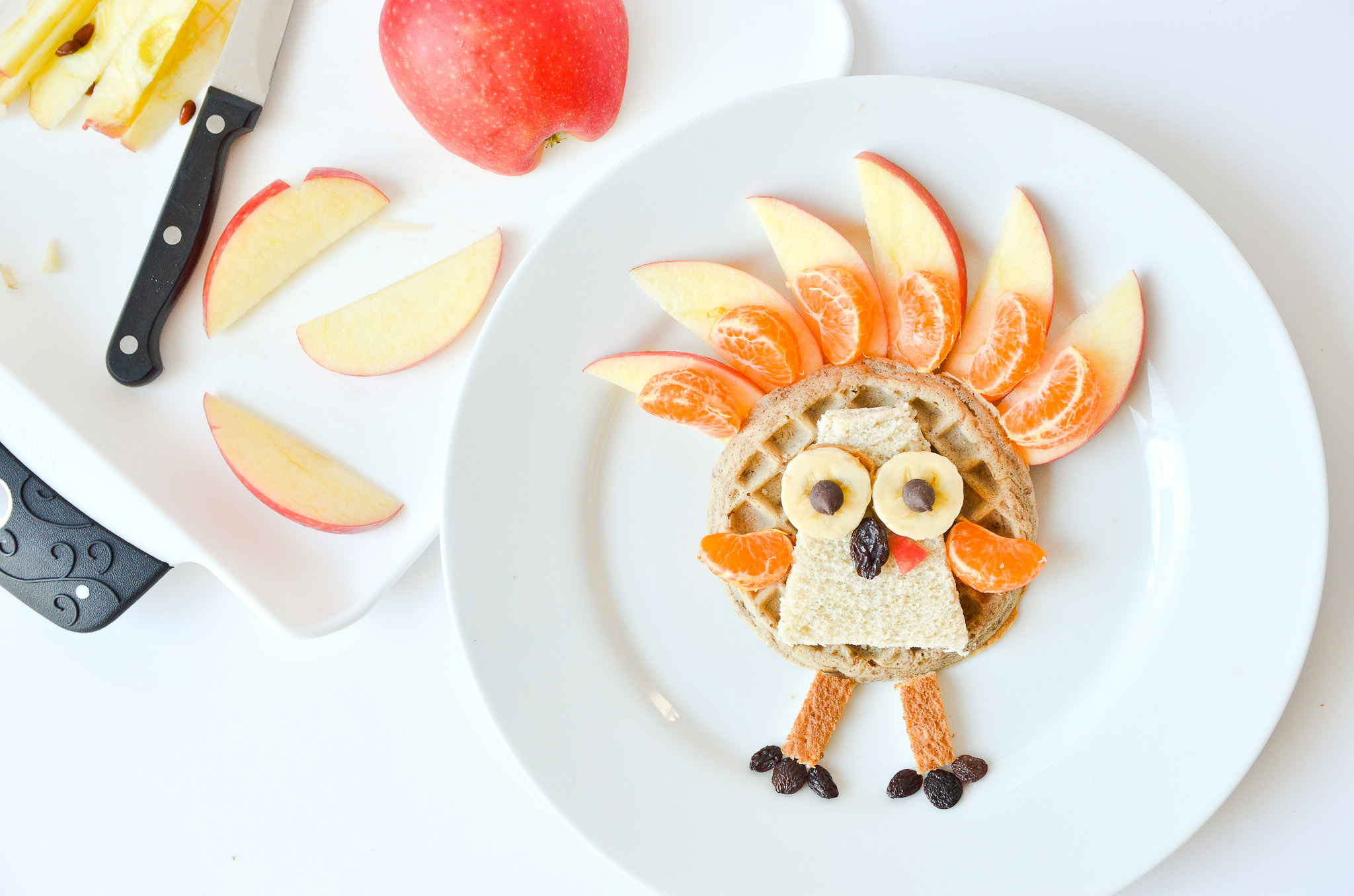 Waffle Turkey Kids Thanksgiving Breakfast