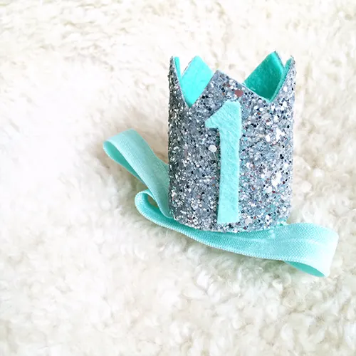 Blue Mini Sparkle Crown
