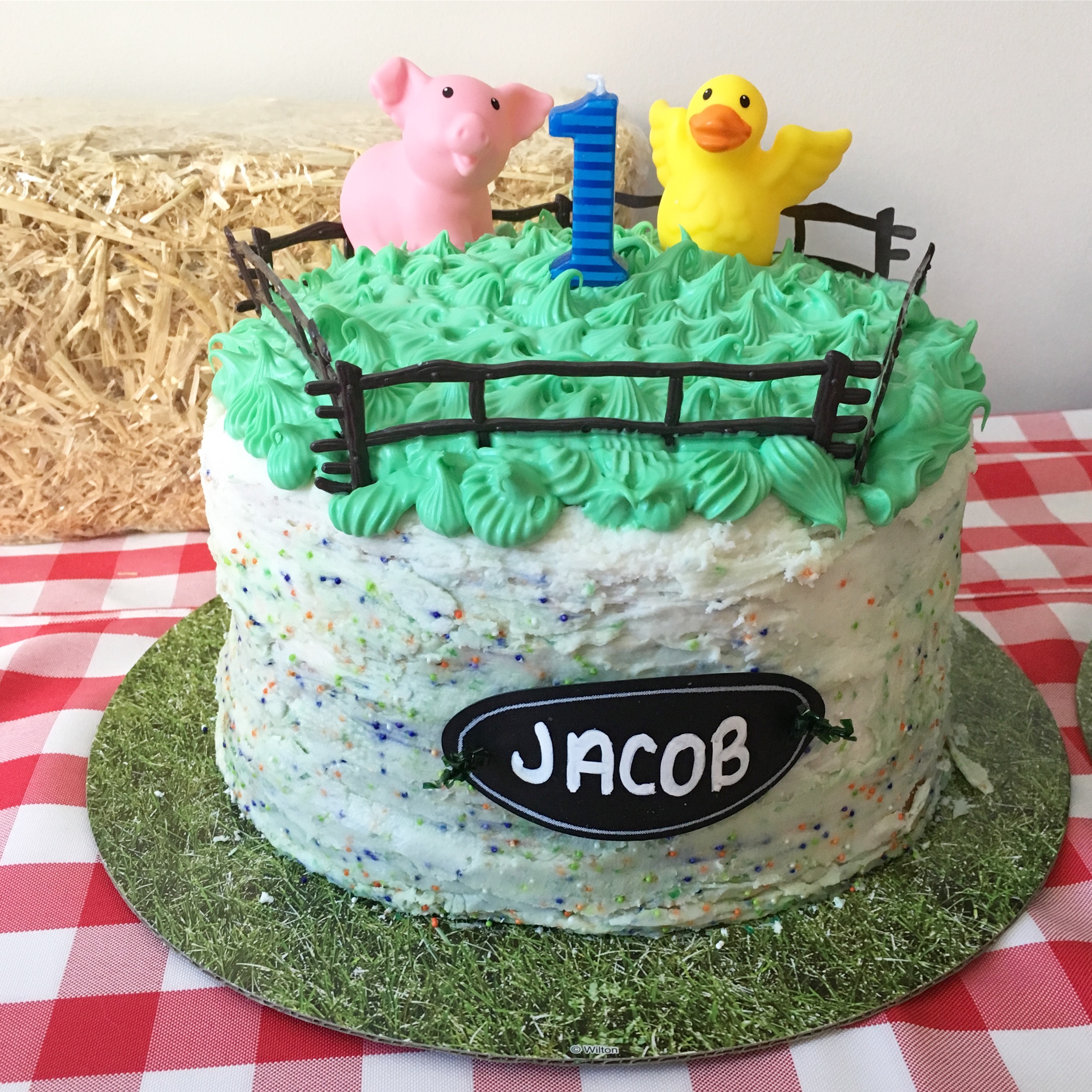 Farm Animal Cake – HomeMade